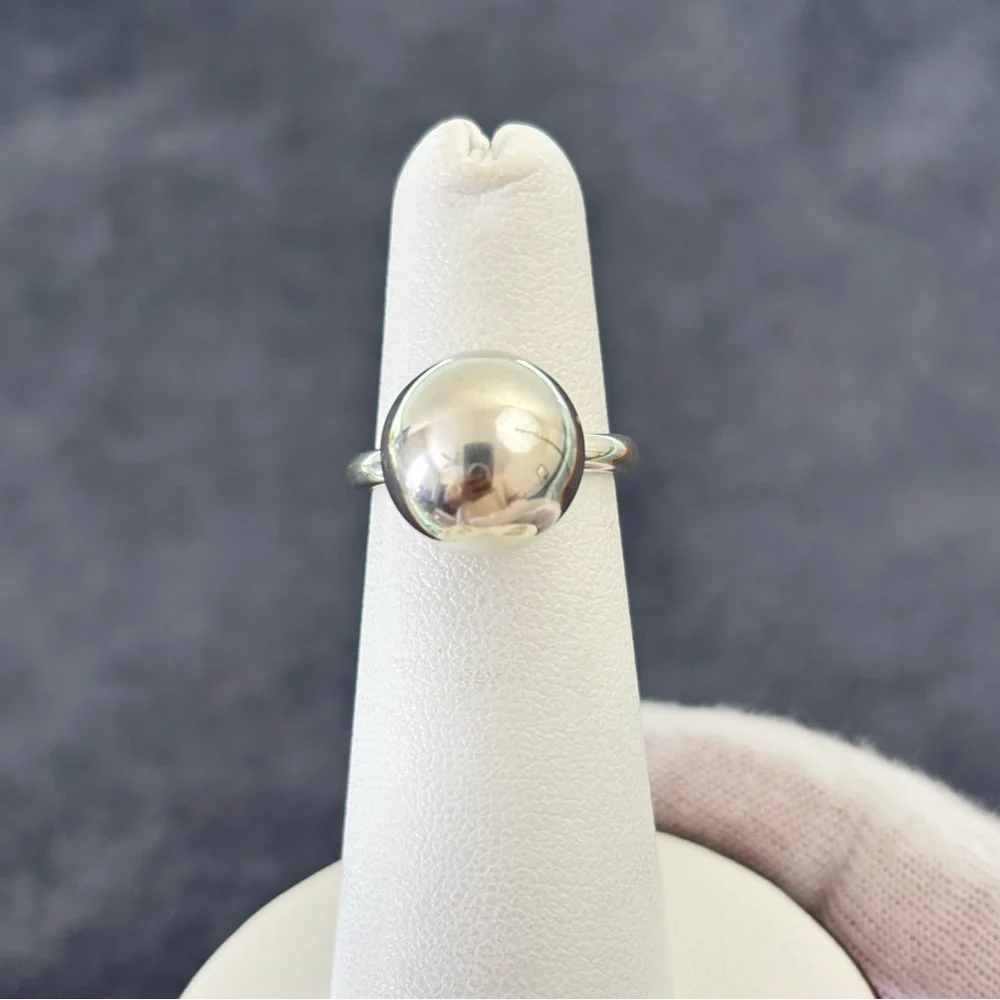 Tiffany & Co. Sterling silver HardWear Ball Ring 4
